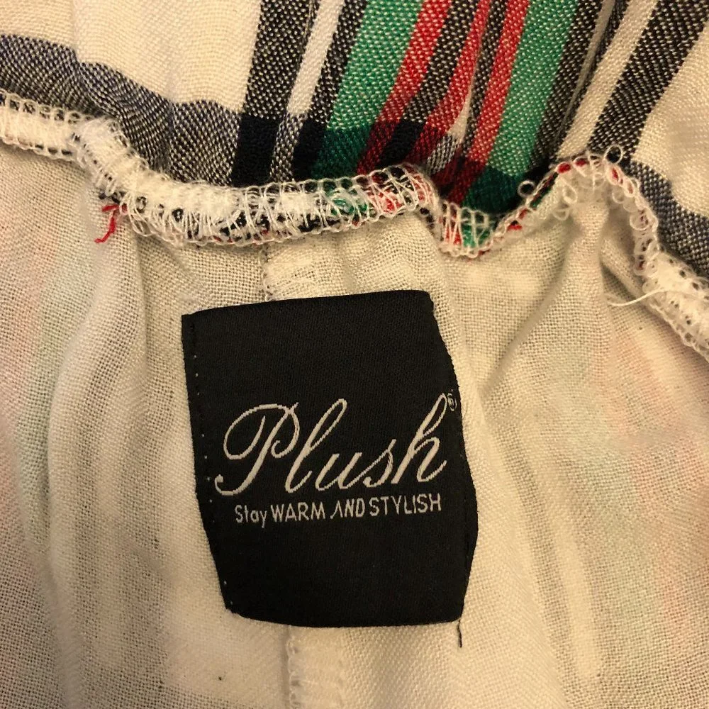 Plush Ultra Soft Plaid Woven Pajama Set